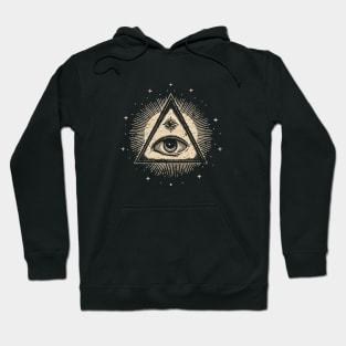 Boho Distressed Eye of Providence Hoodie